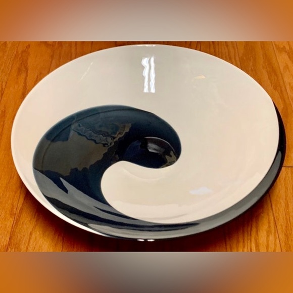 16” MURANO Certified Italian Art Glass Pearlescent Centerpiece Tabletop Bowl - Picture 10 of 10